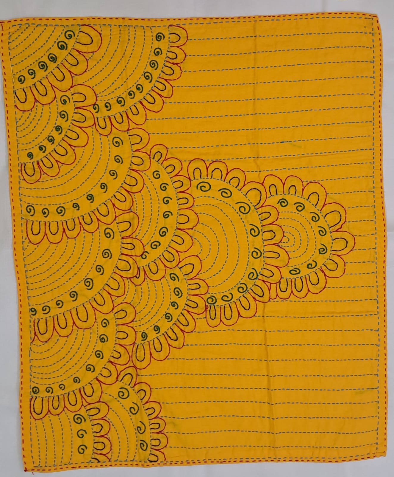 Baby Nakshi Kantha Quilt Blanket