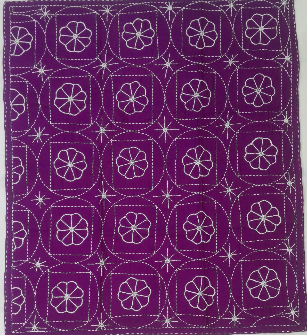 Baby Nakshi Kantha Quilt Blanket