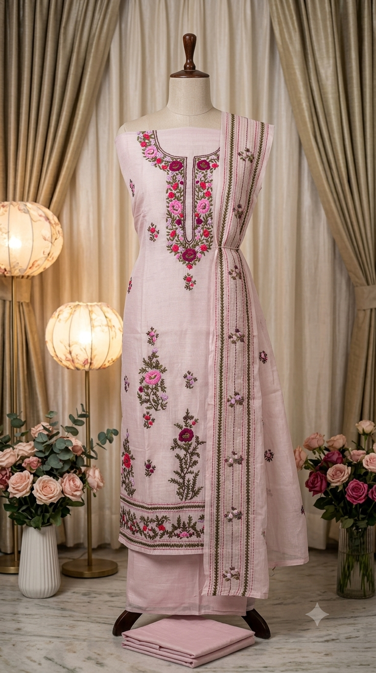 Chanderi Suit